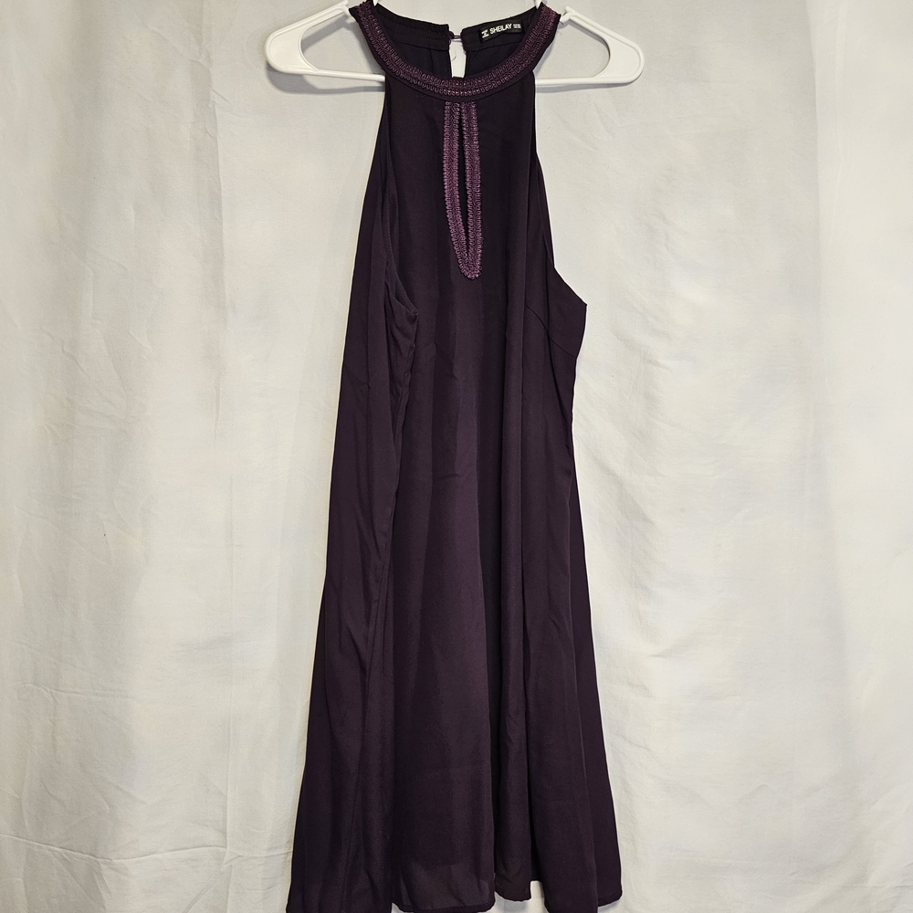 Sheilay Deep Purple Dress Women's 3X